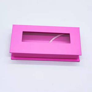 Boîte à cils rigide faite à la main avec logo personnalisé, emballage réutilisable pour faux cils, boîte en papier - Product Image 3