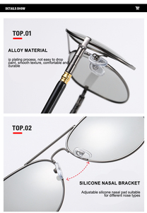 Nouvelles Lunettes de Soleil Sportives Polarisées pour Hommes 2023 – Conduite, Pêche, Vision Nocturne, Monture Métallique, Protection UV, Logo - Product Image 2
