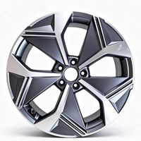 Jantes en alliage OEM de 18 à 22 pouces, finition gris canon usiné, 5 trous, pour voitures particulières, jantes de remplacement pour voitures électriques EV Y000