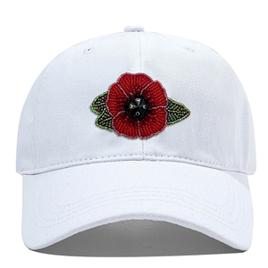 Beyzbol Şapkası Çevre Dostu Moda Hindistan Cevizi Ağacı Koşu Şapkası Dokuma Şeritli Yapısız Beyaz Noel Özel Logolu Beyzbol Şapkası - Product Image 2