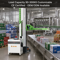Robot Palettiseur à Double Bras OEM avec Support à Distance 90-300KG pour Ligne d'Emballage Logistique Flexible pour Entrepôt