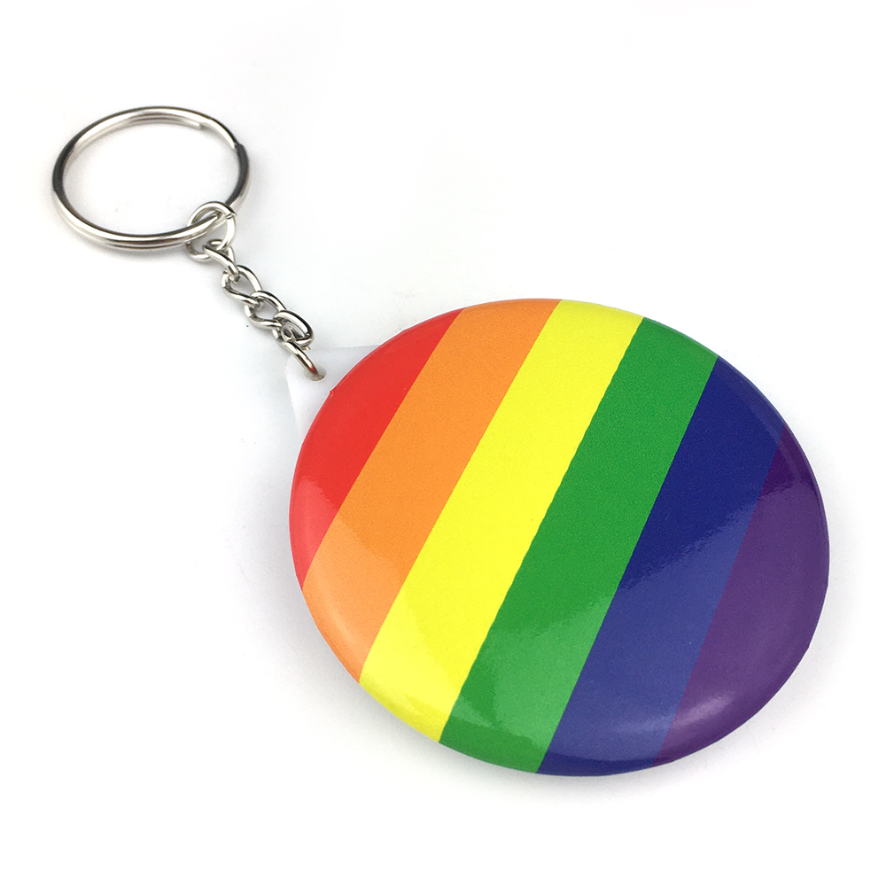 Оптовая продажа, Оловянное зеркало, брелок для ключей, косметическое зеркало с брелоком