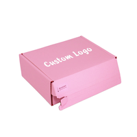 Caja de Cartón Corrugado Personalizada, Plegable, con Barnizado, Material Reciclado, Impresión de Logotipo Personalizado, Embalaje para Regalos, Envío y Correo
