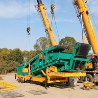 Sanlian Recyclingmaschine mit Flip-Flow-Sieb und Ballistischem Separator für Festmüllsortierung, Motorbetrieben