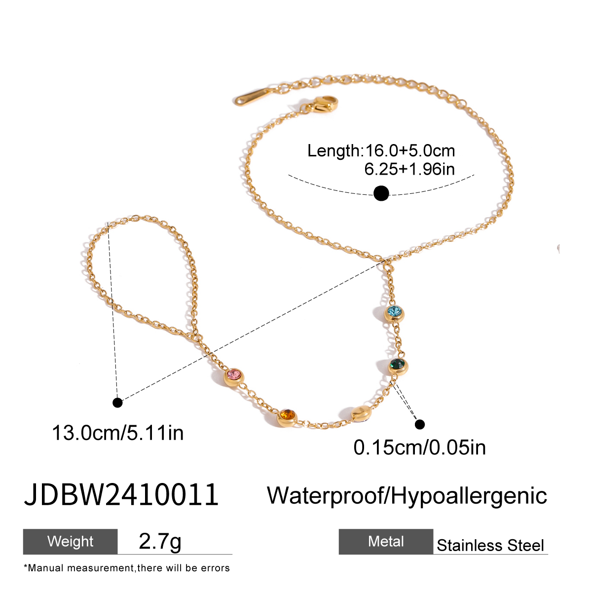 Or 18 carats JDBW2410011
