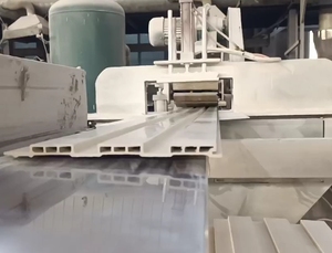 Màu bưởi vàng 195*12mm tấm sườn đôi trong nhà bảng tường WPC - Product Image 3