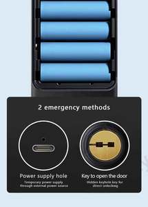 Tuya App Remote Control New Finger Print Door <b>Lock</b> Card Key Password Smart Wood for Home Office Apartment Hotel A01 Keyless Matt - Product Image 3
