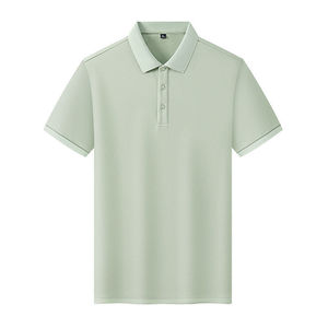 Camiseta Polo para Hombre, Color Sólido, Poliéster, Secado Rápido, Ropa de Trabajo, Uso Diario, Manga Corta - Product Image 2