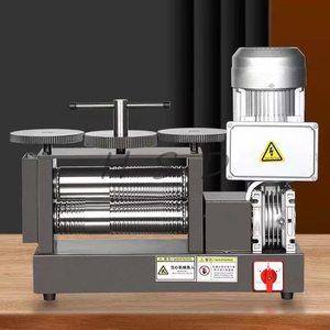 Machine à laminer 250 mm 750 W pour la fabrication de bijoux en or et en argent, lamination de fil plat et rond avec interrupteur marche/arrêt - Product Image 4