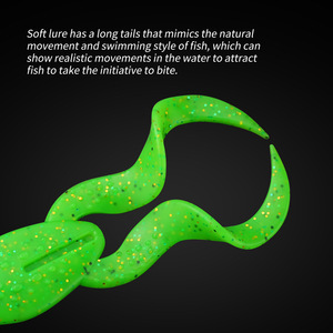 เหยื่อตกปลาแบบลอยน้ำ TPR Luya Frog Bait ทำจาก PVC แข็ง สำหรับตกปลาในทะเลสาบ ลำธาร น้ำเค็ม และแม่น้ำ - Product Image 4