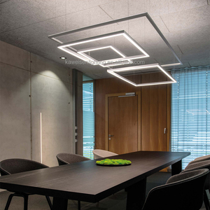 Lampu Gantung <span class=keywords><strong>LED</strong></span> untuk Proyek Hotel, Lampu Gantung <span class=keywords><strong>Led</strong></span> Persegi Panjang Aluminium Kreatif Dapat Disesuaikan untuk Proyek Hotel - Product Image 6