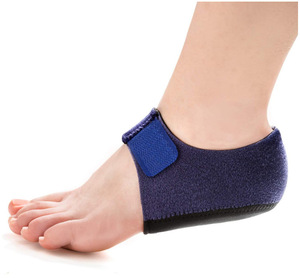 Almohadillas de silicona al por mayor para talones, absorción de impactos, alivio para las piernas, correas ajustables, plantillas antideslizantes - Product Image 2