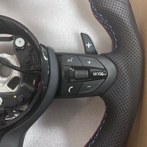 Volante de Cuero Negro al por Mayor para <span class=keywords><strong>BMW</strong></span> E87 <span class=keywords><strong>E83</strong></span> E90 E91 E92 E84 X1 X5 X6 E70 E71 M3 M5 F10 F20 F22 F23 F30 F33 325i 550i - Product Image 3