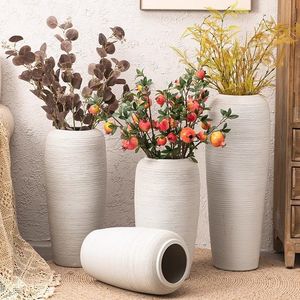 Vaso da Terra in Porcellana Cinese Resistente alle Alte Temperature, Grande Vaso in Ceramica Bianca Smaltata per Fai da Te - Product Image 3