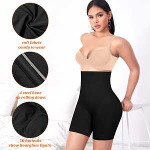 Shorts gainants taille haute pour femme, effet ventre plat, <span class=keywords><strong>sous</strong></span>-vêtements amincissants, à porter <span class=keywords><strong>sous</strong></span> les robes - Product Image 4