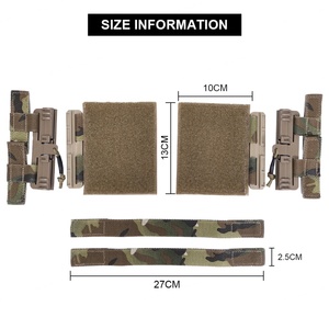 Gilet tactique confortable et léger en nylon, portable pour l'extérieur, avec boucle à dégagement rapide, fabriqué en polyester durable - Product Image 4