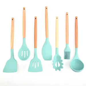 color 7pcs silicone set cooking holder Lots of accessories kitchen essentials utensils