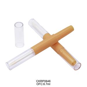 Tubos de Lápiz Labial Rosados, Botella de Brillo Labial de Plástico, Tubo de Lápiz Labial de Doble Cara, Tubo de Plástico Redondo - Product Image 4