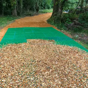 重型蜂窝塑料摊铺机地面网格草砾石网格花园