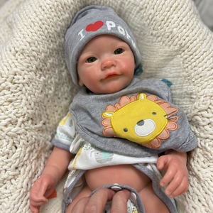 Muñeca Reborn Realista de 18 Pulgadas, Cuerpo Completo de Silicona Suave, Juguete de Bebé Recién Nacido con Aspecto <span class=keywords><strong>Real</strong></span> - Product Image 2