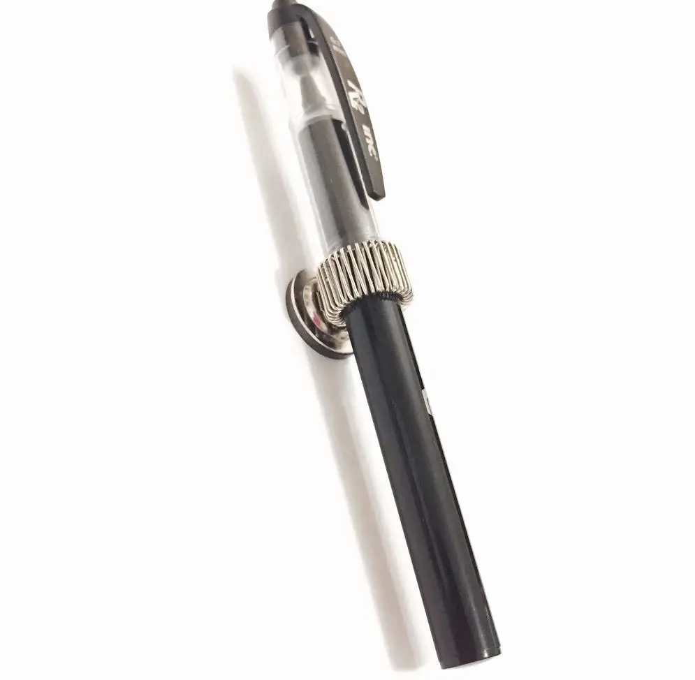 Недорогой маленький магнитный металлический держатель для ручки, магнитный металлический зажим для ручки