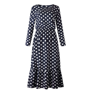 Women Bohemian Long Dress Hot sale Autumn Winter Fashion Printing Female Good Quality Elegant Dress - Product Image 2