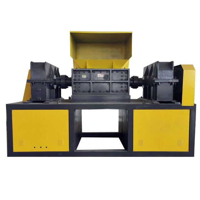 Double Shaft Used Copper Wire Scrap Iron Drum Recycling Scrap Metal Cans Shredder
