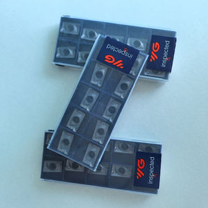 เม็ดมีดคาร์ไบด์แท้ YG-1 APKT160408PDTR สำหรับงานกัดหน้า CNC คุณภาพสูง พร้อมเคลือบ PVD CVD - Product Image 4