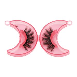 Wholesale Moon Design Black Cotton 25Mm Full Strip Lashes 5D Eyelashes