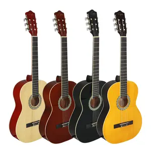 Benutzer definierte Saiten instrumente 39 Zoll Basswood Acoustic Classical Guitar Guitars