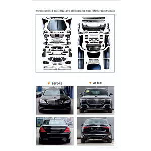 Aggiornamento Interni <span class=keywords><strong>W222</strong></span> per Mercedes-Benz Classe <span class=keywords><strong>S</strong></span> <span class=keywords><strong>W222</strong></span> 14-20, Conversione a W223 24, Kit Carrozzeria Completo Maybach, Aggiornamento Esterni W223 - Product Image 2