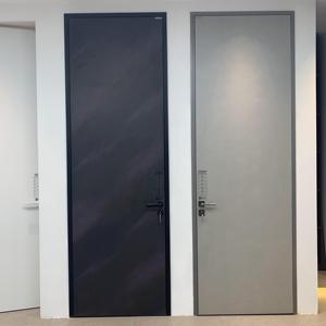 Portes intérieures invisibles en bois massif et fer forgé, finition imperméable, style luxe léger JBDhome pour appartement - Product Image 3