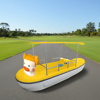 Canard jaune adulte et enfants bateau à pédales Sports nautiques divertissement motomarine pour 4 personnes artisanat de jeux d'eau