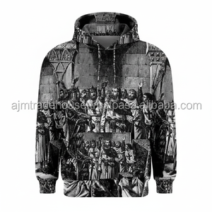 เสื้อสเวตเตอร์มีฮู้ดพิมพ์ลาย,เสื้อขนแกะผ้าฝ้ายกำหนดได้เองระเหิดปี3D 2017 2018 - Product Image 1