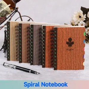 Cuadernos de Planificador de cubierta de papel encuadernado en espiral A5 baratos productos de sublimación personalizados para la escuela