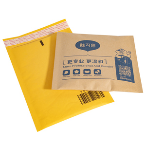 Sobre acolchado de aire impreso, bolsas de <span class=keywords><strong>correo</strong></span> de burbujas de papel Kraft impermeables con autosellado para envío - Product Image 4