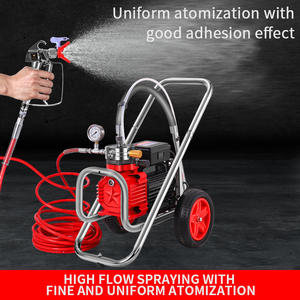Pistola de pulverización sin aire de alta presión profesional, máquina de pintura de látex de revestimiento de ingeniería doméstica multifuncional eléctrica - Product Image 3