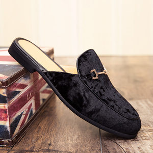 Mocassini da Uomo per la Vita Quotidiana, Scarpe Eleganti Casual in Finta Pelle Scamosciata Leggera Blu - Product Image 5