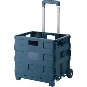 Multi-functional Shopping Cart Outdoor Shopping Cart <strong>Folding</strong> Carry Cart Container Carrier with Wheel, Stopper, Lid and Handle, - Product Image 3