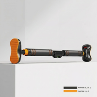 Barre de traction pour porte améliorée de 0,65 à 1 m avec niveleur, barre horizontale réglable, portable et sécurisée, sans vis