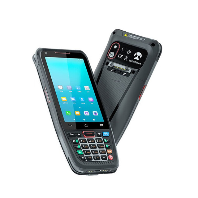 GT43 Android 10 Handheld Data Terminal 4 Inch Screen Physical Key Pad 2D Barcode Scanner RFID Reader Rugged Design WiFi 13.56MHz