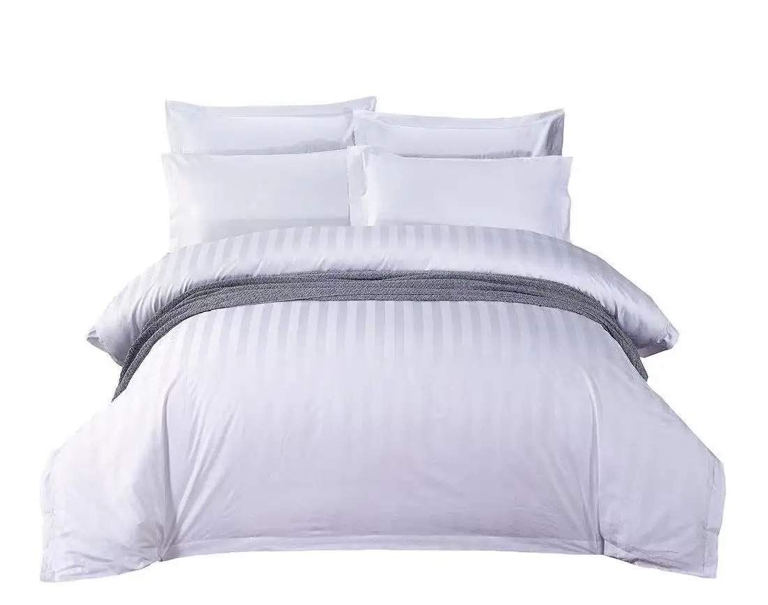 ผ้าฝ้าย100% 3เซนติเมตรซาตินลาย300นับด้ายโรงแรมผ้าปูที่นอนผ้านวมครอบคลุมผ้าปูที่นอนชุดเครื่องนอนโรงแรม