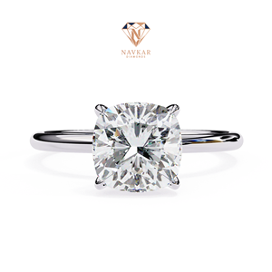 Anillo de compromiso de moissanita de alta demanda para mujer, joyería de boda, regalo, diseño sofisticado, artesanía, disponible para la venta - Product Image 3