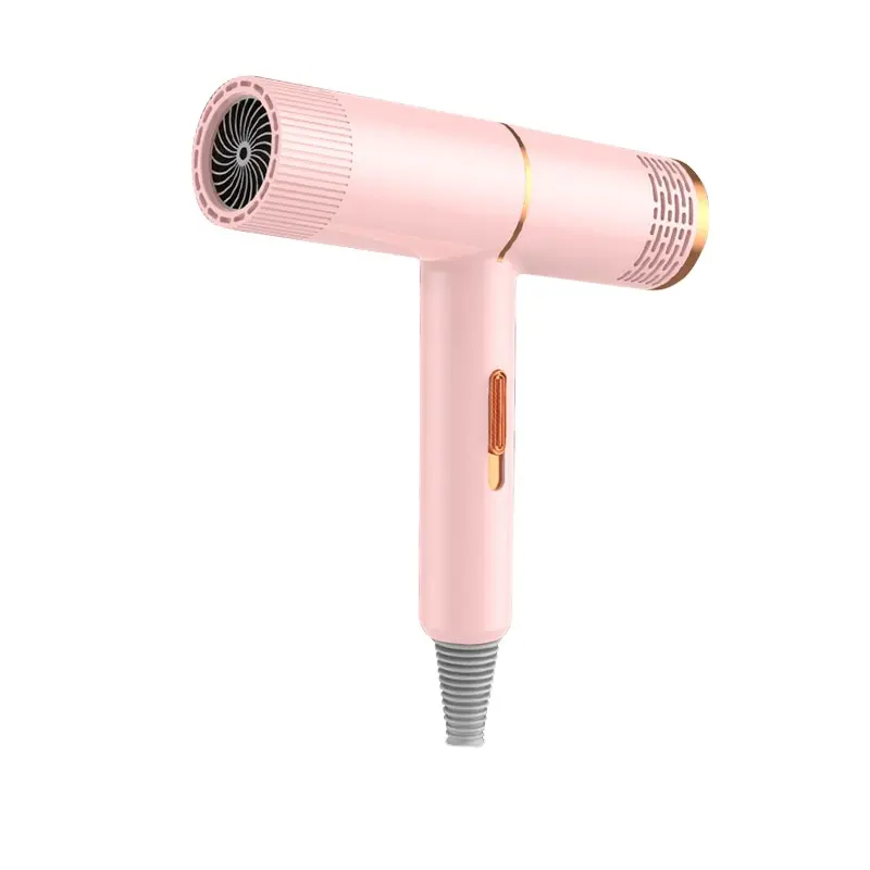 Wholesale Home T Hair Dryer Cool Hot Air 6 Gears High Speed Hairdryer Hair Drying Machine Round Ionic Blow Dryer