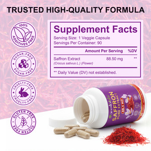 Acentiallabs Natürliche Bio-Safrankapseln zur Steigerung von Energie und Konzentration Vegane Reine Safranextrakt-Kapseln Nahrungsergänzungsmittel für Männer & Frauen - Product Image 5
