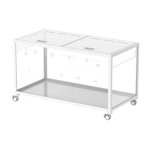 Bucatstate 120 cm Luxus-Haus Metall Kleintierkäfig Transparent Großer Hamsterkäfig 3.0 - Product Image 1