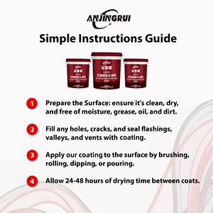 Source Factory Liquid Rubber Waterproofing Rubber Roofing Coating Liquid Rubber Roof <strong>Waterproof</strong> Coating for Brush or <strong>Spray</strong> - Product Image 3