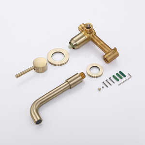 <span class=keywords><strong>Grifo</strong></span> <span class=keywords><strong>de</strong></span> <span class=keywords><strong>lavabo</strong></span> <span class=keywords><strong>de</strong></span> latón dorado oculto montado en la pared, grifos <span class=keywords><strong>de</strong></span> baño, <span class=keywords><strong>grifo</strong></span> <span class=keywords><strong>de</strong></span> <span class=keywords><strong>lavabo</strong></span> <span class=keywords><strong>de</strong></span> un solo mango - Product Image 4