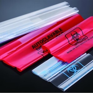 Sac de stérilisation pour risques biologiques autoclavable ASONE CC-5085-03 transparent pour usage médical - Product Image 1