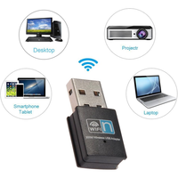Grosir gratis Drive 300M USB adaptor WiFi nirkabel LAN kartu jaringan Adapter WiFi Dongle untuk Desktop Laptop Windows 10 8 7 XP